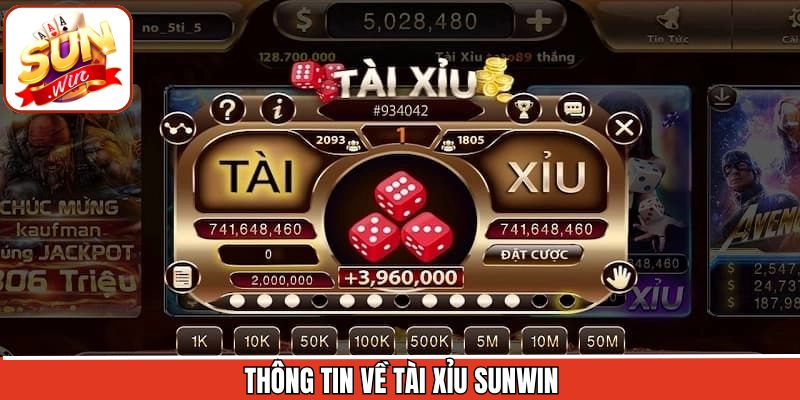 Thông tin tổng quan liên quan đến tài xỉu tại Sunwin